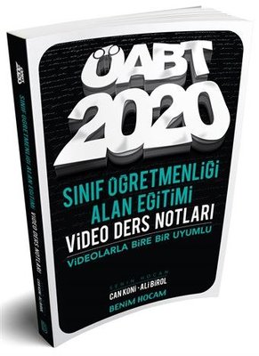 Benim Hocam Yayınları 2020 ÖABT Sınıf Öğretmenliği Alan Eğitimi Video Ders Notları