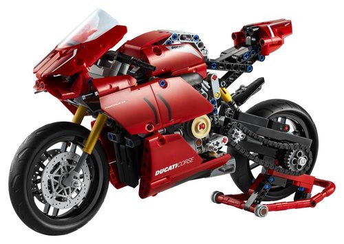 Lego Technic 42107 Ducati Panigale V4 R Motorsiklet 646 Parça Oyuncak Yapım Seti 