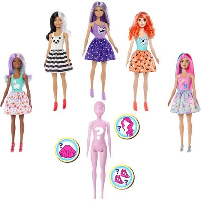 Barbie Bebek - Renk Değiştiren Sürpriz Barbie Bebekler Seri 1 GMT48