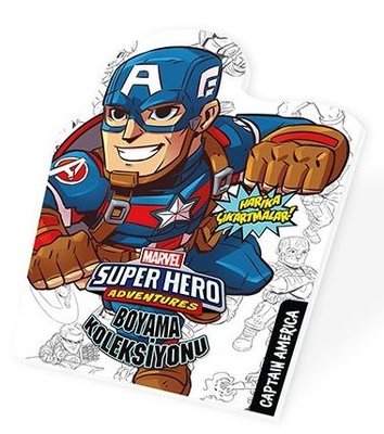 Captan Amerika - Marvel Süper Kahramanlar Boyama Koleksiyonu