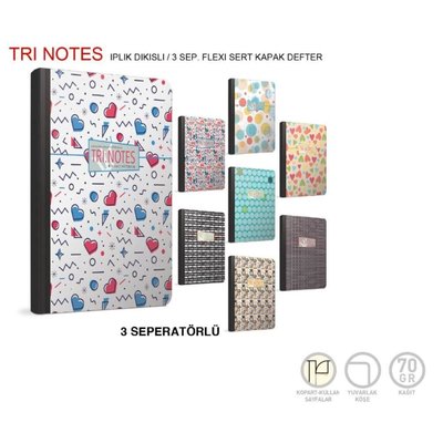 Gıpta Trı Notes İp.Dkş.Sert.Kpk.Def.13X21 120Yp Çizgili