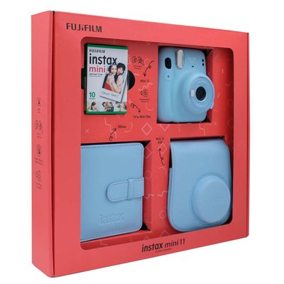 Fuji Instax Mini 11 Sky Blue Bundle Box