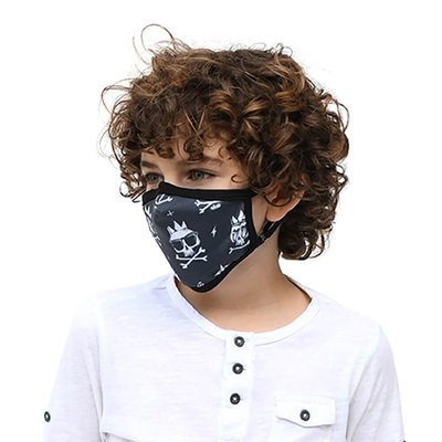 Tissum Skull  Çocuk Yıkanabilir Filtreli Maske