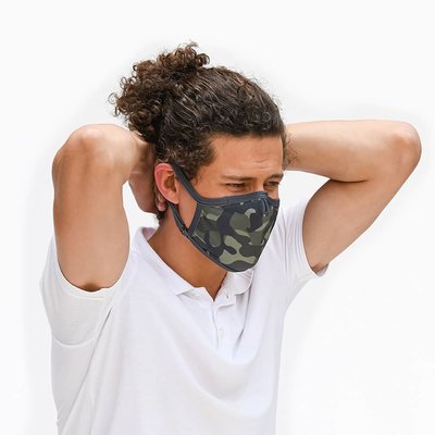 Tissum Camouflage Yetişkin Yıkanabilir Filtreli Maske