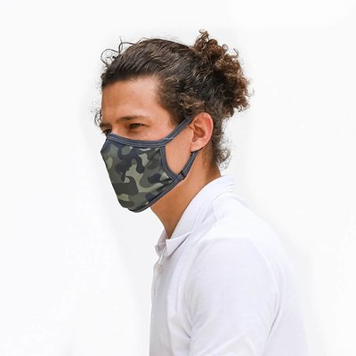Tissum Camouflage Yetişkin Yıkanabilir Filtreli Maske