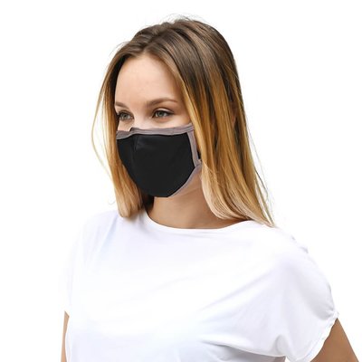 Tissum Vizon - Black Yetişkin Yıkanabilir Filtreli Maske
