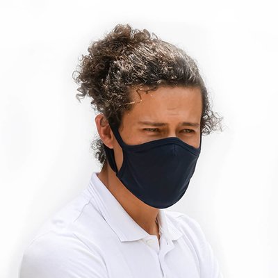 Tissum Black Yetişkin Yıkanabilir Filtreli Maske