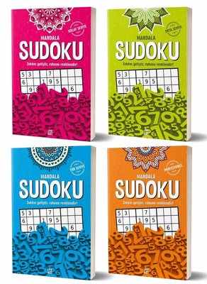 Mandala Sudoku Seti - 4 Kitap Takım
