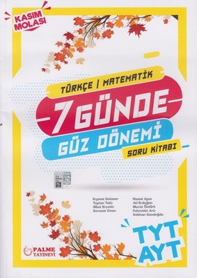 TYT AYT 7 Günde Güz Dönemi ( Türkçe - Matematik )