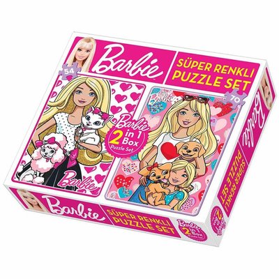 DiyToy Barbie 2'li Puzzle