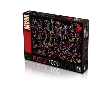 Ks Games Robot Workshop 1000 Parça Puzzle