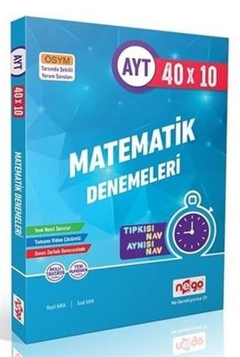 AYT 40x10 Matematik Denemeleri AYT 40x10 Matematik Denemeleri