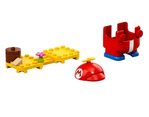LEGO Super Mario 71371 Pervaneli Mario Güçlendirme Kostümü Yapım Seti