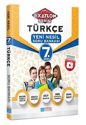 7.Sınıf Türkçe Video Çözümlü Soru Bankası - Exatlon Serisi