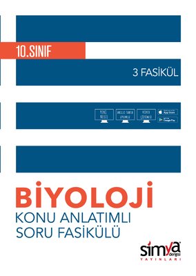 10. Sınıf Biyoloji Konu Özetli Soru Fasikülü - 3 Adet