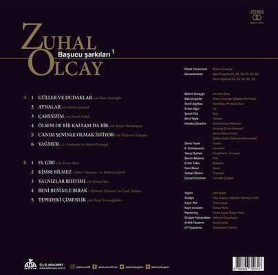 Zuhal Olcay Başucu Şarkıları 1 Plak