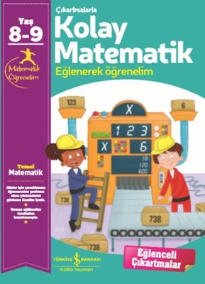 Çıkartmalarla Kolay Matematik 8 - 9 Yaş