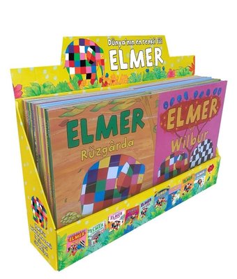 Elmerın Renkli Dünyası - Standlı Set - 38li