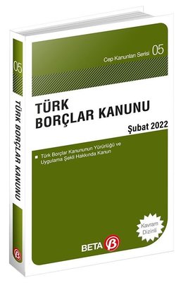 Türk Borçlar Kanunu 2022