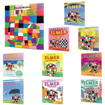 Elmer'ın Renkli Dünyası Seti - 10 Kitap Takım