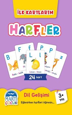 Harfler - İlk Kartlarım 3+ Yaş