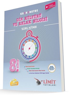 8.Sınıf Kronometre Din Kültürü ve Ahlak Bilgisi Soru Kitabı