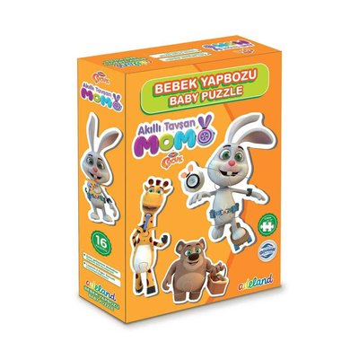 TRT Tavşan Momo 16 Parça Baby Puzzle