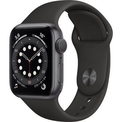 Apple Watch Series 6 GPS 40 mm Uzay Grisi Alüminyum Kasa ve Siyah Spor Kordon Akıllı Saat MG133TU/A Apple Watch Series 6 GPS 40 mm Uzay Grisi Alüminyum Kasa ve Siyah Spor Kordon Akıllı Saat MG133TU/A