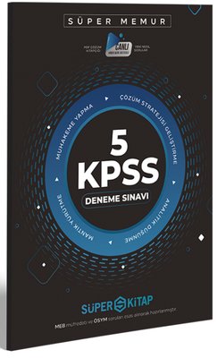 KPSS Genel Kültür Genel Yetenek 5 Deneme Sınavı