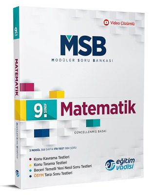 9.Sınıf Matematik Msb Modüler Soru Bankası