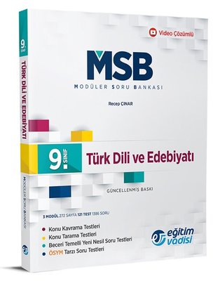 9.Sınıf Türk Dili Ve Edebiyatı Msb Modüler Soru Bankası
