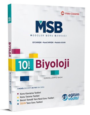 10.Sınıf Biyoloji Msb Modüler Soru Bankası