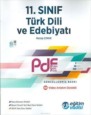 11.Sınıf Turk Dili Ve Edebiyatı  Pdf Planlı Ders Föyü Video Anlatım Destekli