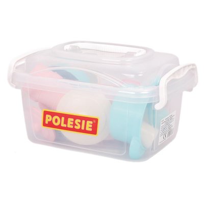 Polesie 57679 Pastel Renk 38 Parça Oyuncak Yemek Takımı