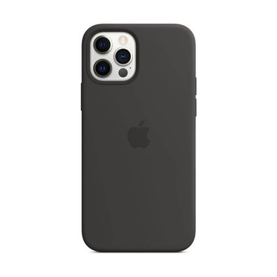 Apple iPhone 12  12 Pro Silicone Case with MagSafe Siyah Kılıf MHL73ZM/A
