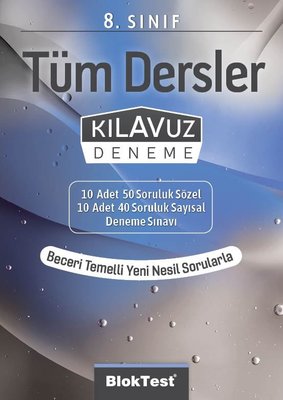 8.Sınıf  Tüm Dersler Kılavuz Deneme