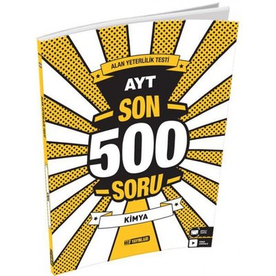 AYT Son 500 Soru - Kimya