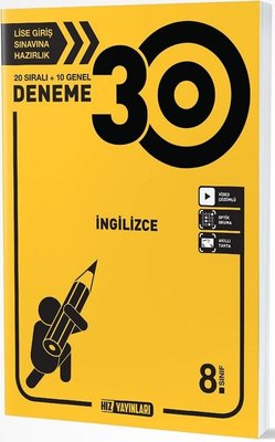 8. Sınıf İngilizce 30'lu Deneme