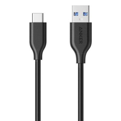 Anker Powerline USB-C to USB 3.0 Type-C Şarj / Data Kablosu 0.9 Metre - Siyah