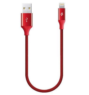 ttec AlumiCable 30 cm Kırmızı iPhone Kablosu
