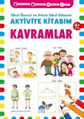 Aktivite Kitabım - Kavramlar 4+ Yaş - Okul Öncesi ve Erken Okul Dönemi