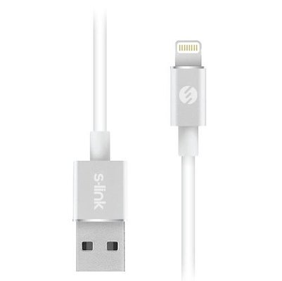 S-Link Swapp SWC602 2A iPhone 5 1 m Gri Lightning Data ve Şarj Kablosu