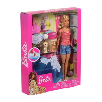 Barbie ve Köpekleri Banyo Keyfinde Oyun Seti
