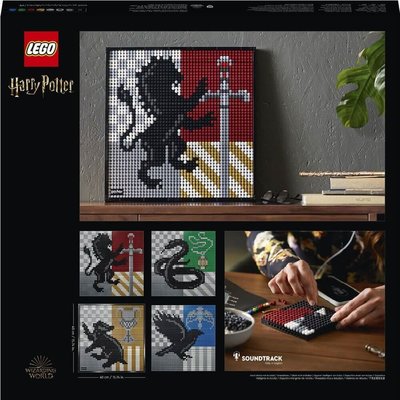 LEGO Art Harry Potter Hogwarts Crests 31201