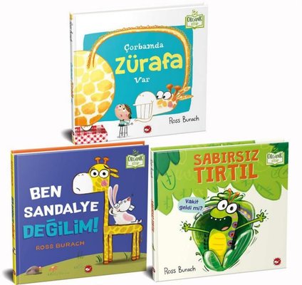 Hayvanlarla Eğleniyorum Organik Seti - 3 Kitap Takım