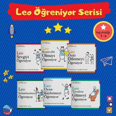 Leo Öğreniyor Serisi Seti - 6 Kitap Takım