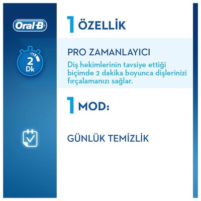 Oral-B D100 Vitality Fenerbahçe Özel Seri Şarj Edilebilir Diş Fırçası