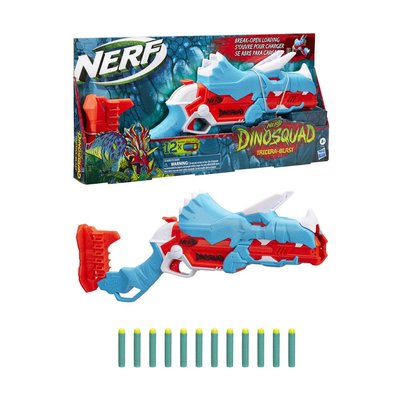 Nerf Dinosquad Tricera-Blast Dart Tabancası F0803