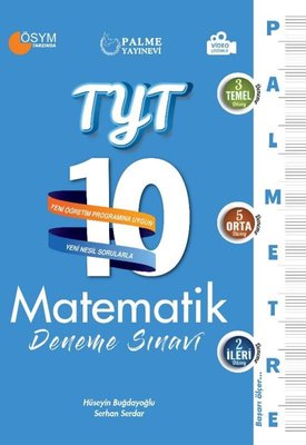 TYT Matematik 10 Deneme Sınavı - Palmetre Serisi
