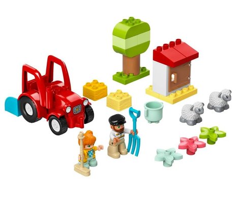 Lego Duplo 10950 Farm Tractor & Animal Care Yapım Seti
